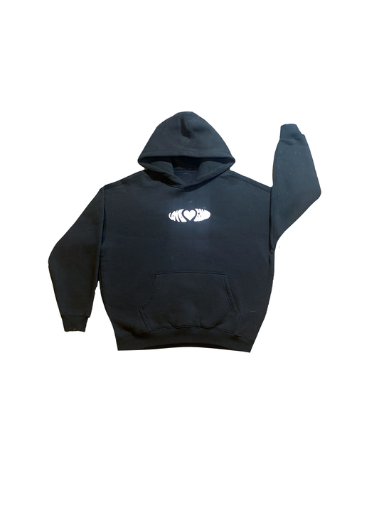 Arch font Black Hoodie